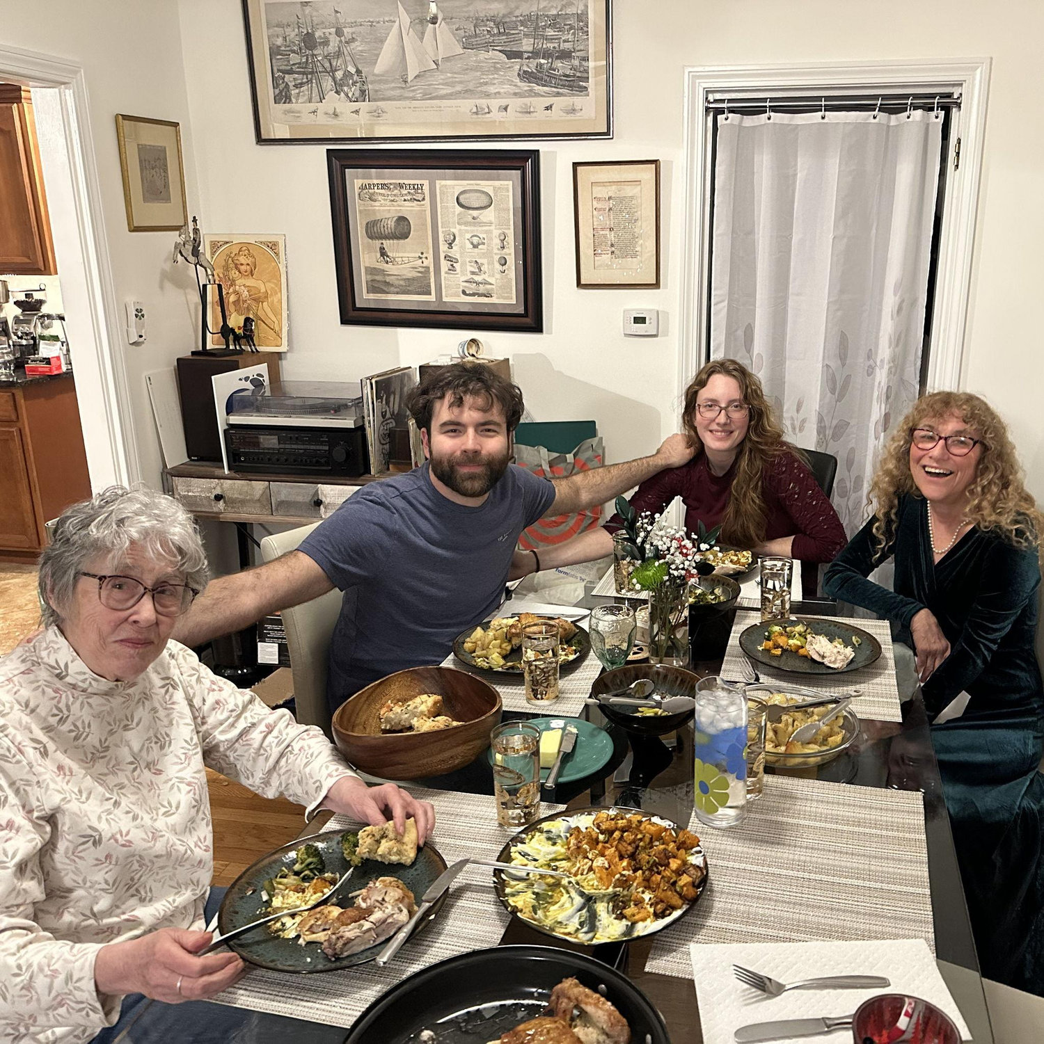 First Christmas in the house! We were very appreciative to host Lora (Zach’s mom) and Nancy (his great aunt)!