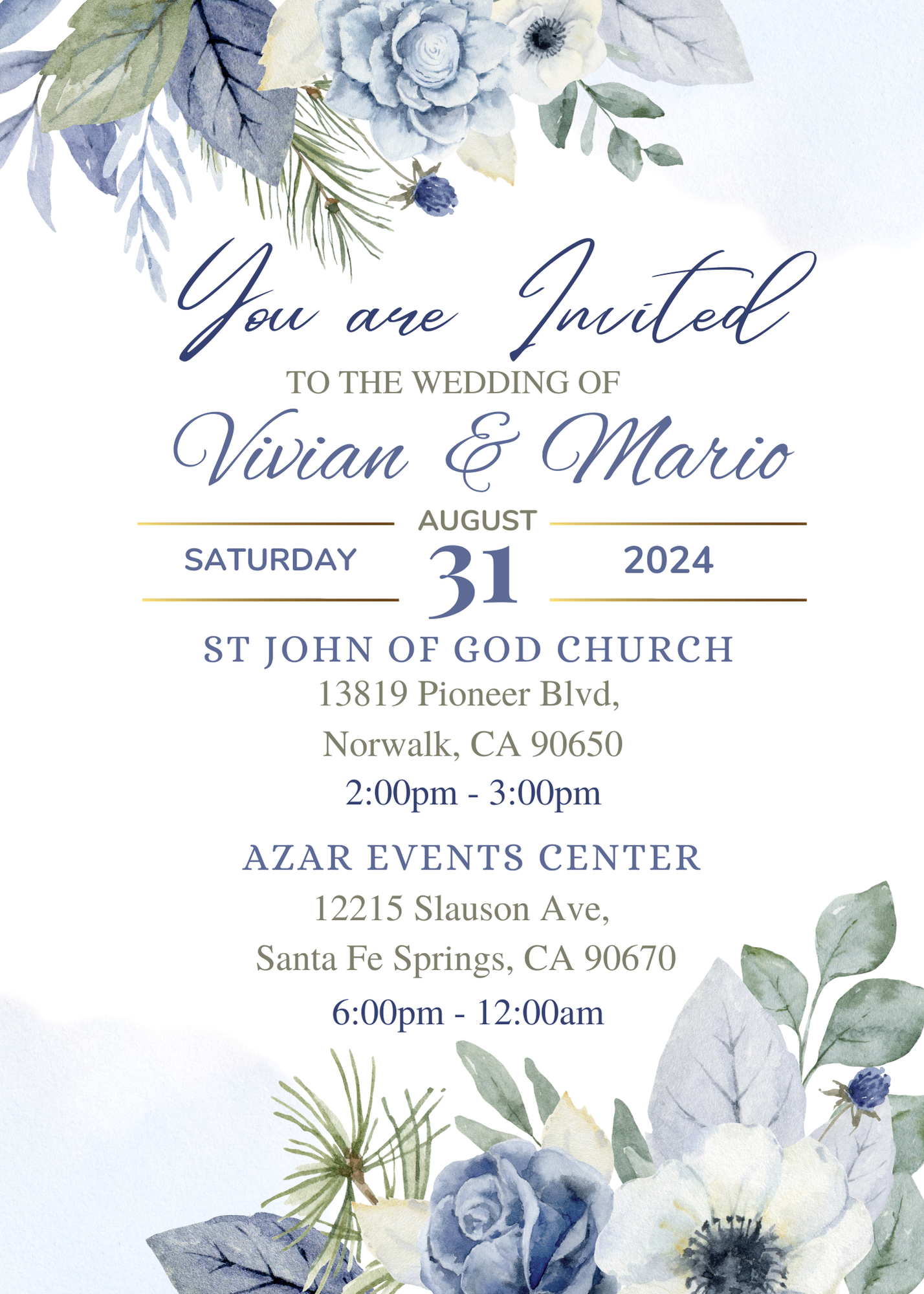 The Wedding Website of Vivian Calderon and Mario Soto