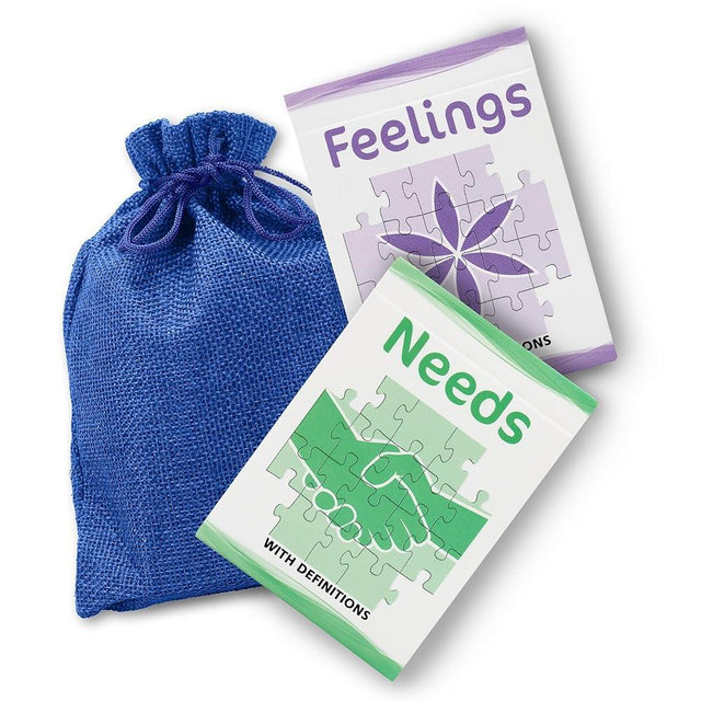 The Empathy Set: Definitions Edition – 112 Feelings and Needs Flash Cards for Emotional Literacy & Relational Harmony, User-Friendly Emotional Literacy Cards with Definitions & Four Synonyms