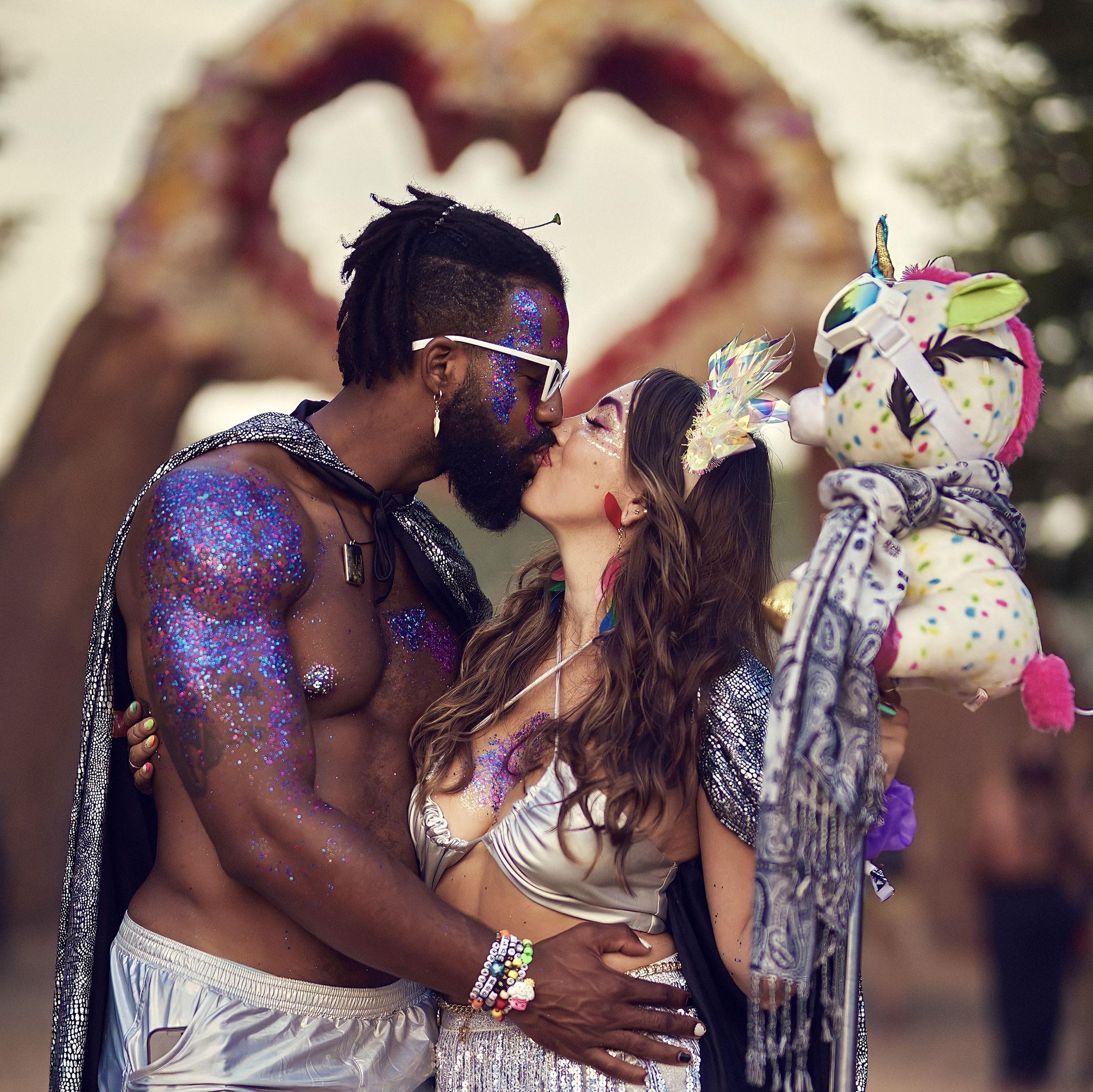 Their first music festival together, Electric Forest, and where Vernon asked Christina to out with a kandi bracelet.