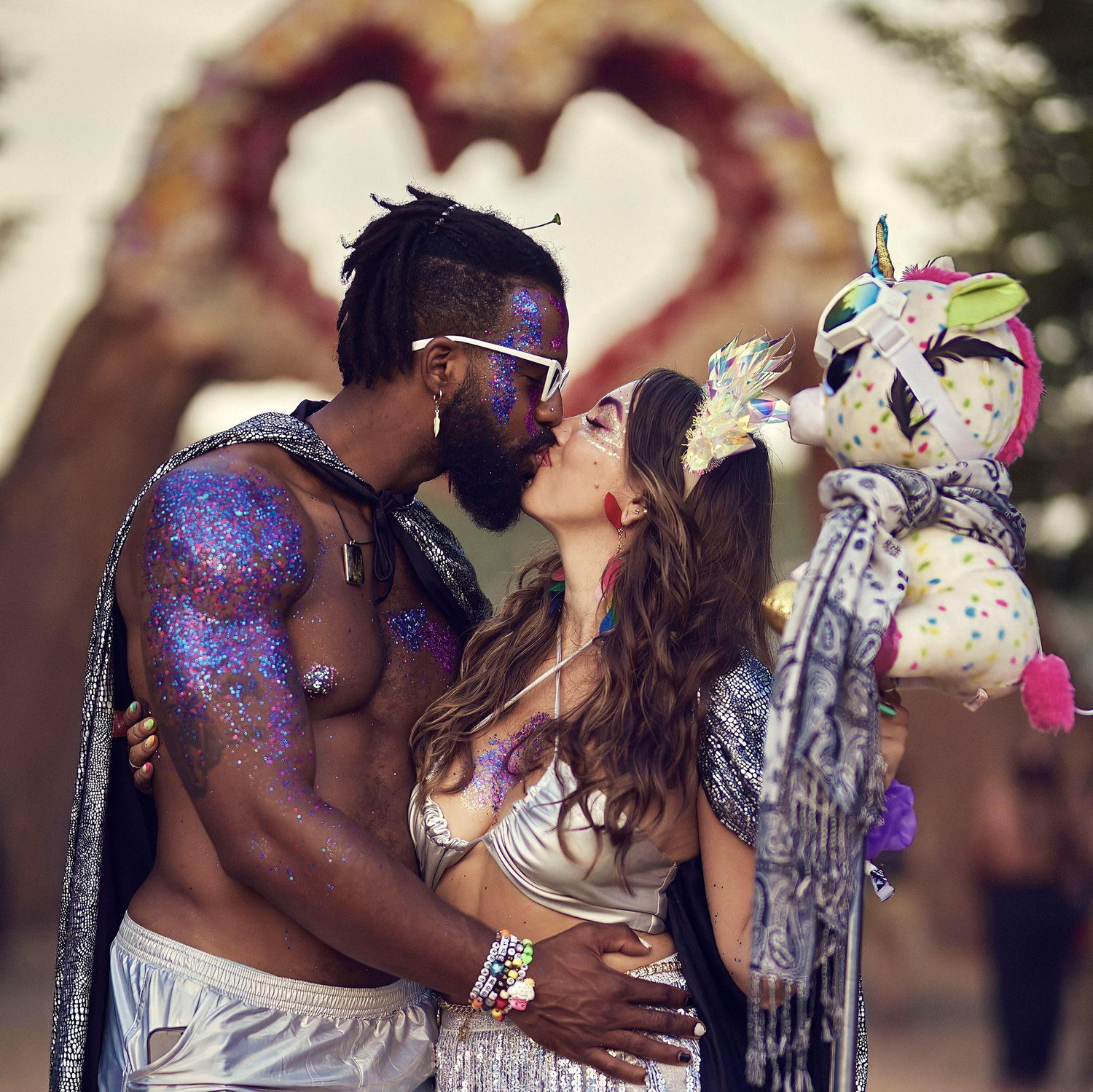 Their first music festival together, Electric Forest, and where Vernon asked Christina to out with a kandi bracelet.