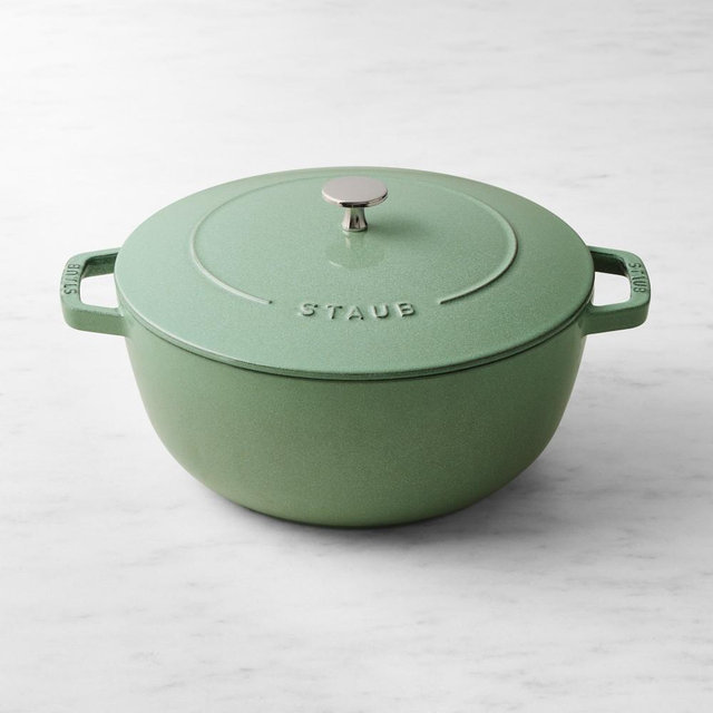 Staub Enameled Cast Iron Essential French Oven, 5-Qt., Sage