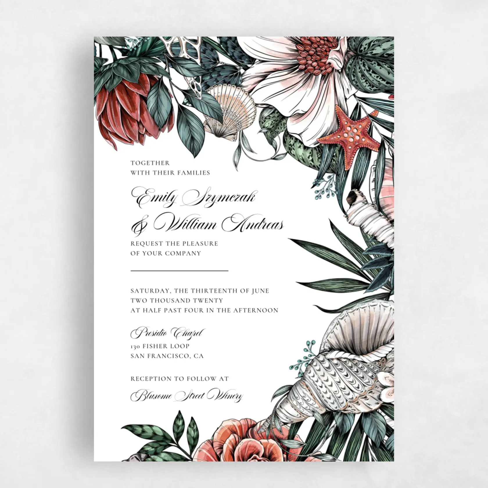 Invitation - Oahu Bloom preview