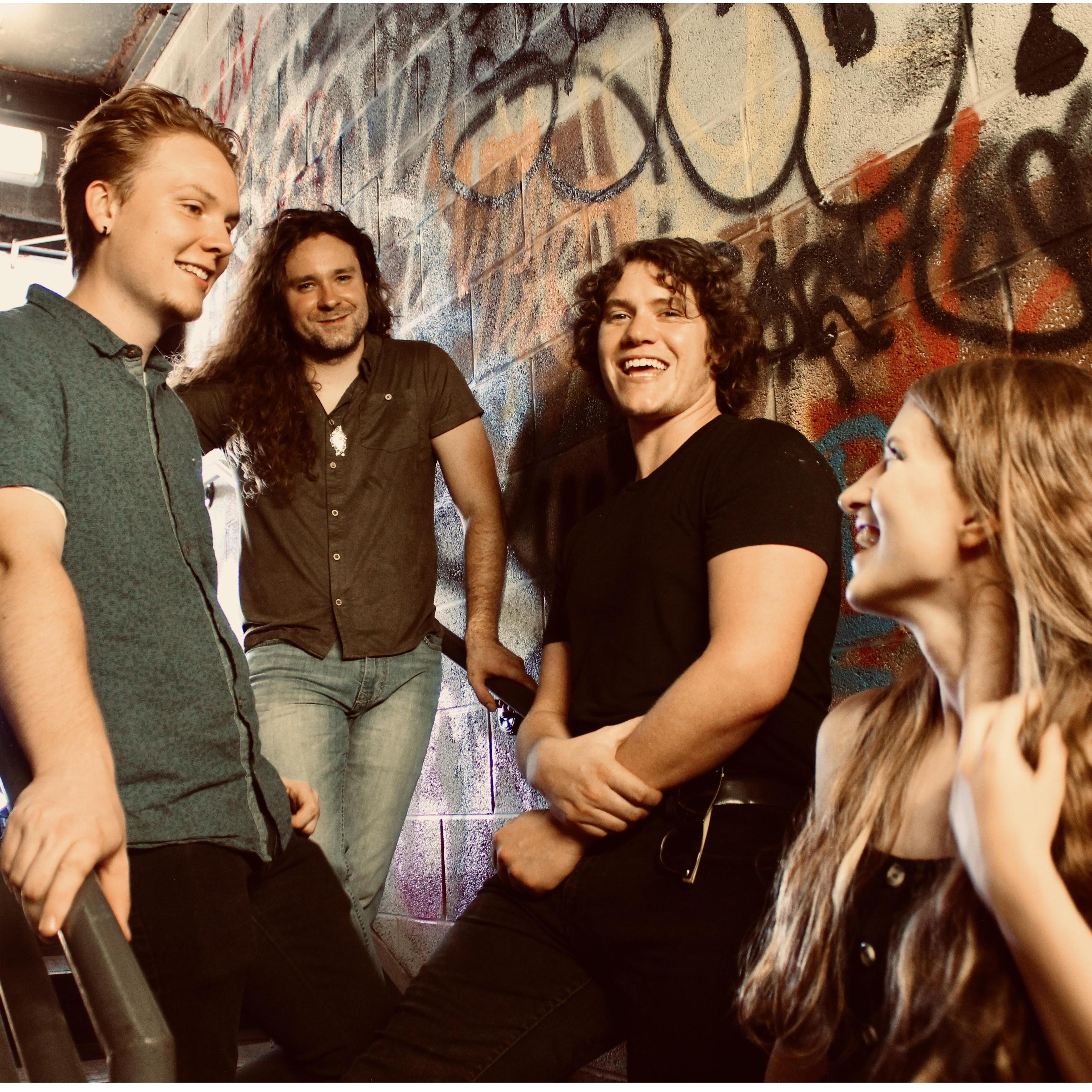Having a blast at our 2020 band photoshoot