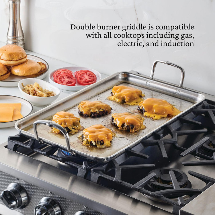 Hestan Culinary, Provisions Double Burner Griddle | Zola