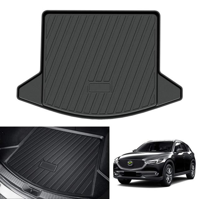 Mixsuper Custom Fit for Cargo Liner Mazda CX-5 2017 2018 2019 2020 2021 2022 CX5 Trunk Mat Liner All Weather Durable Rear Cargo Floor Mat