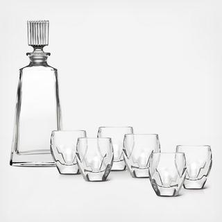 Stockholm 7-Piece Whiskey Decanter Set