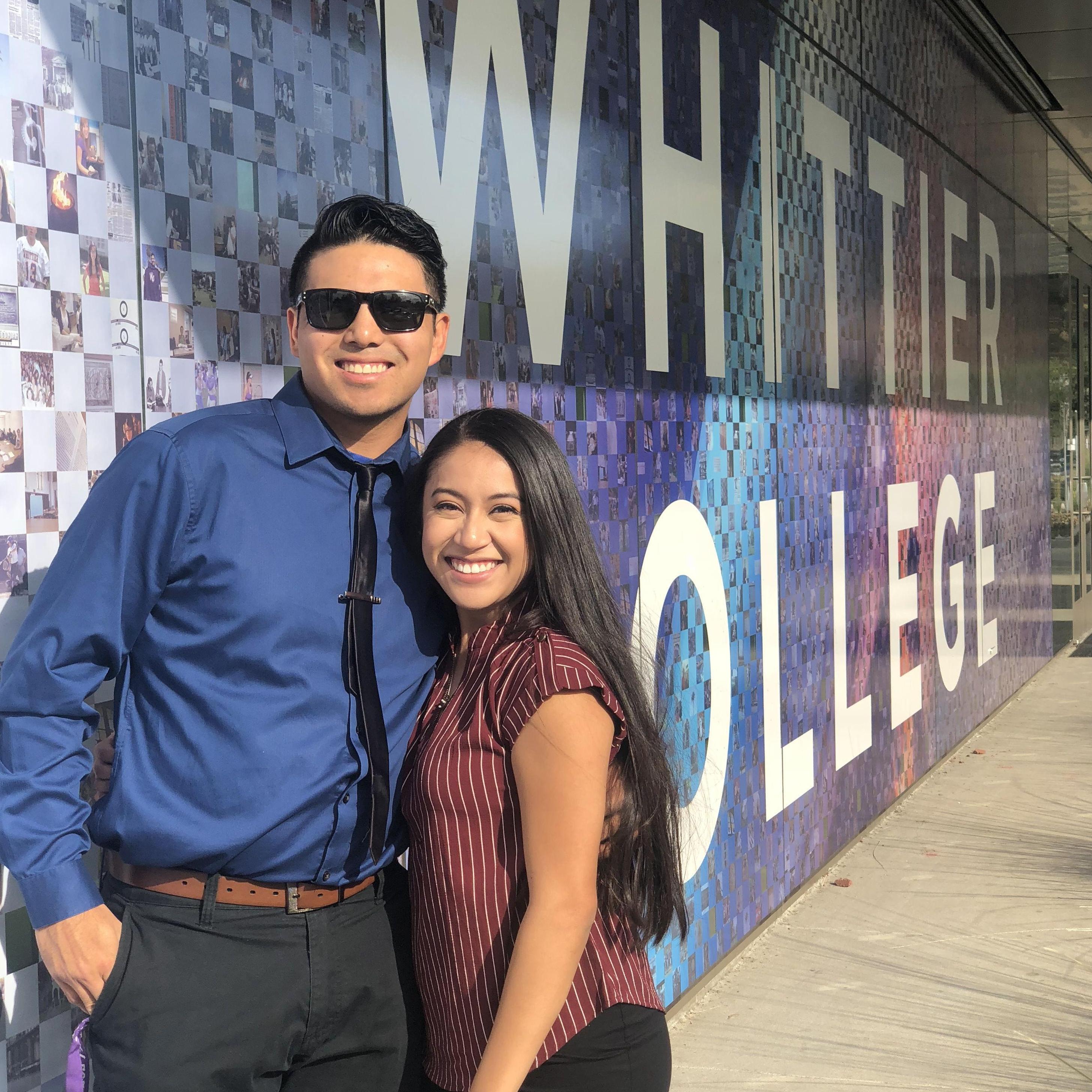While at Whittier College