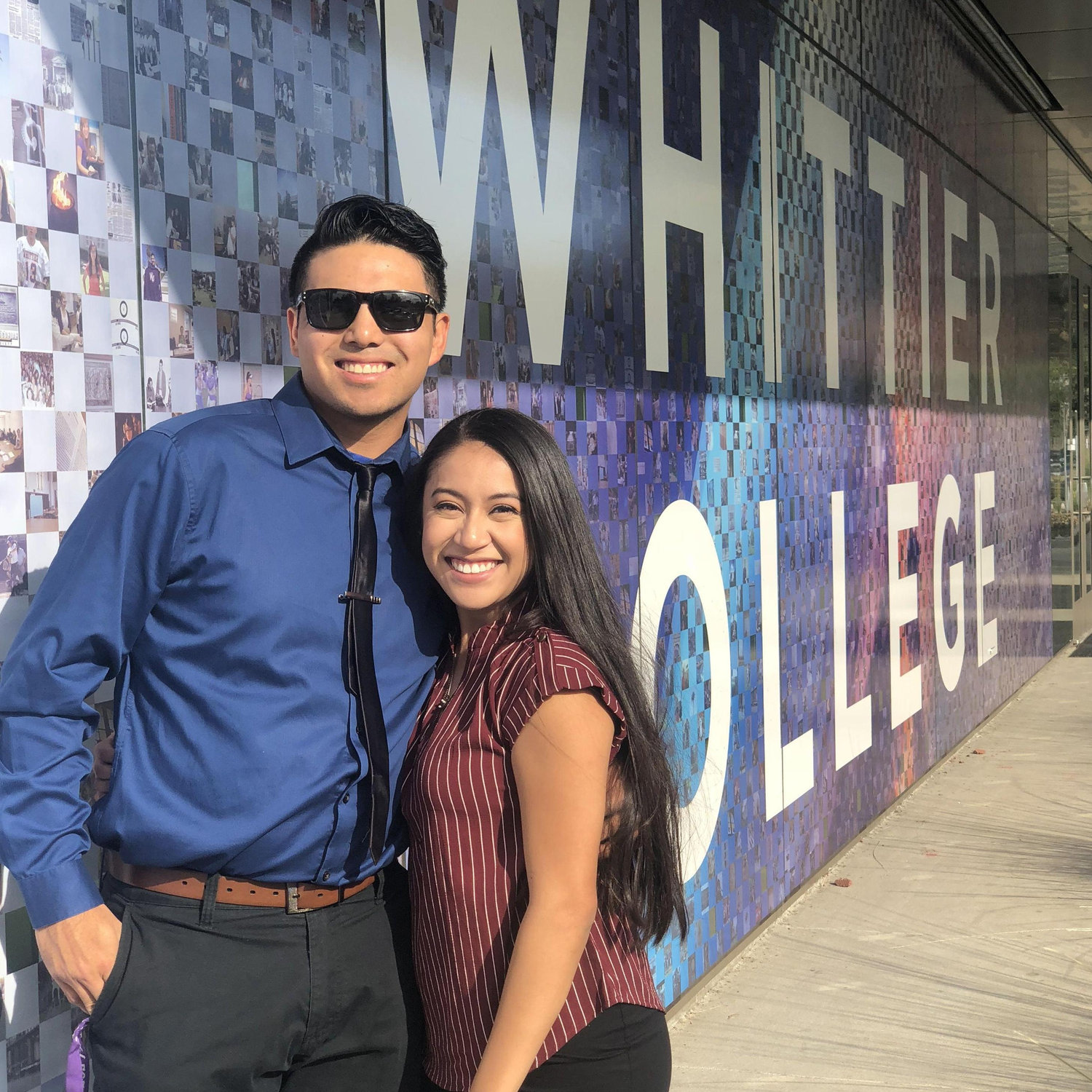 While at Whittier College