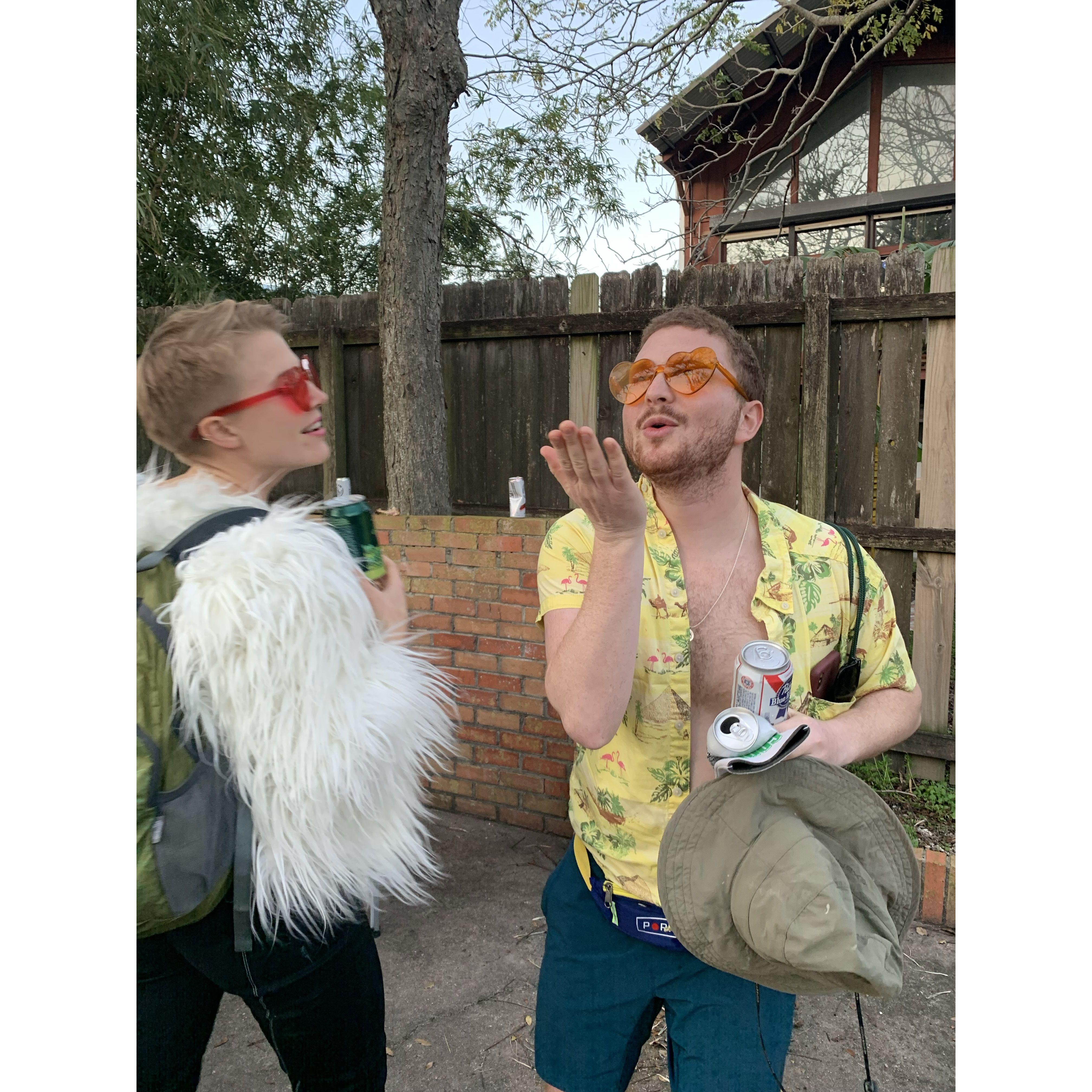 Our first Mardi Gras as a couple