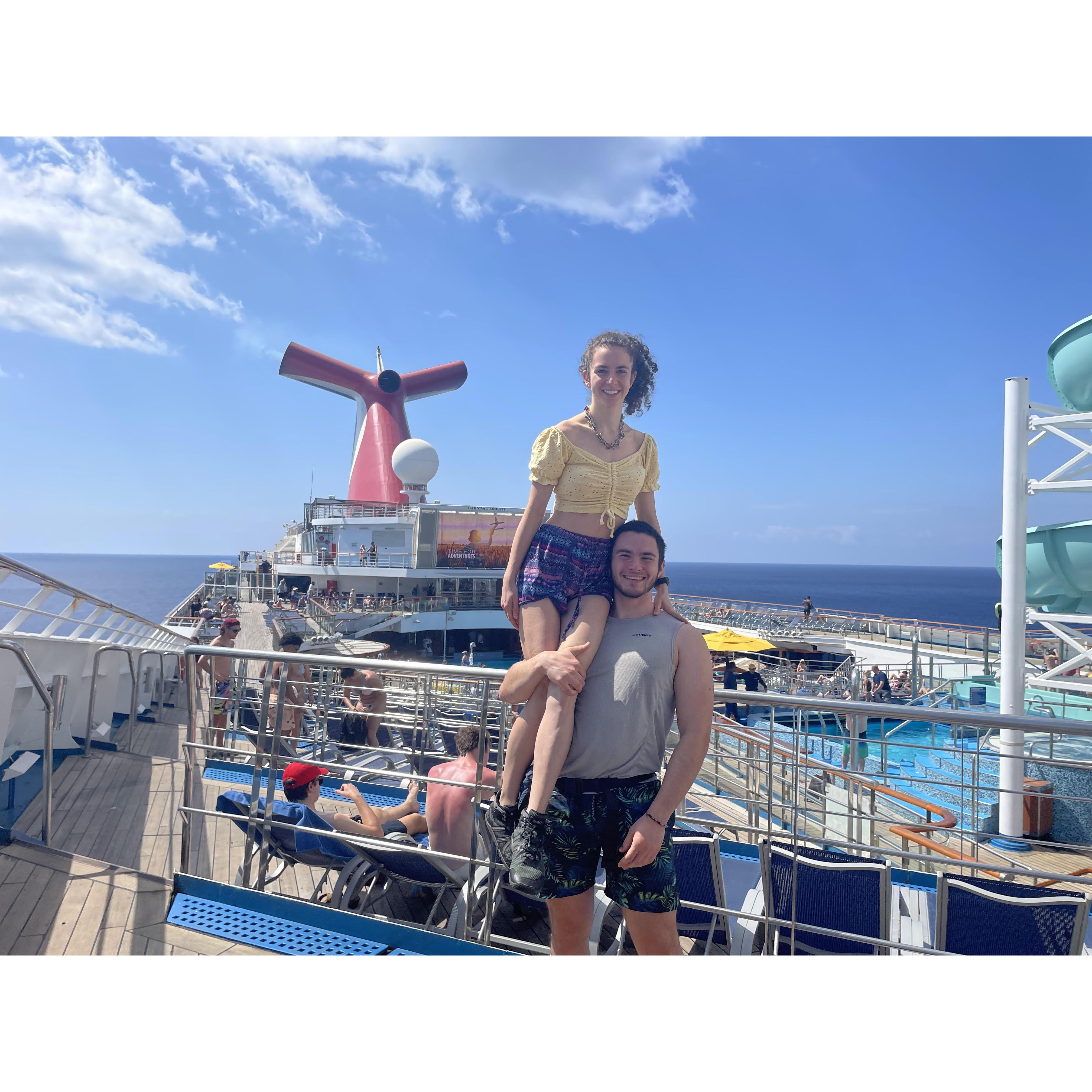 Our first cruise together