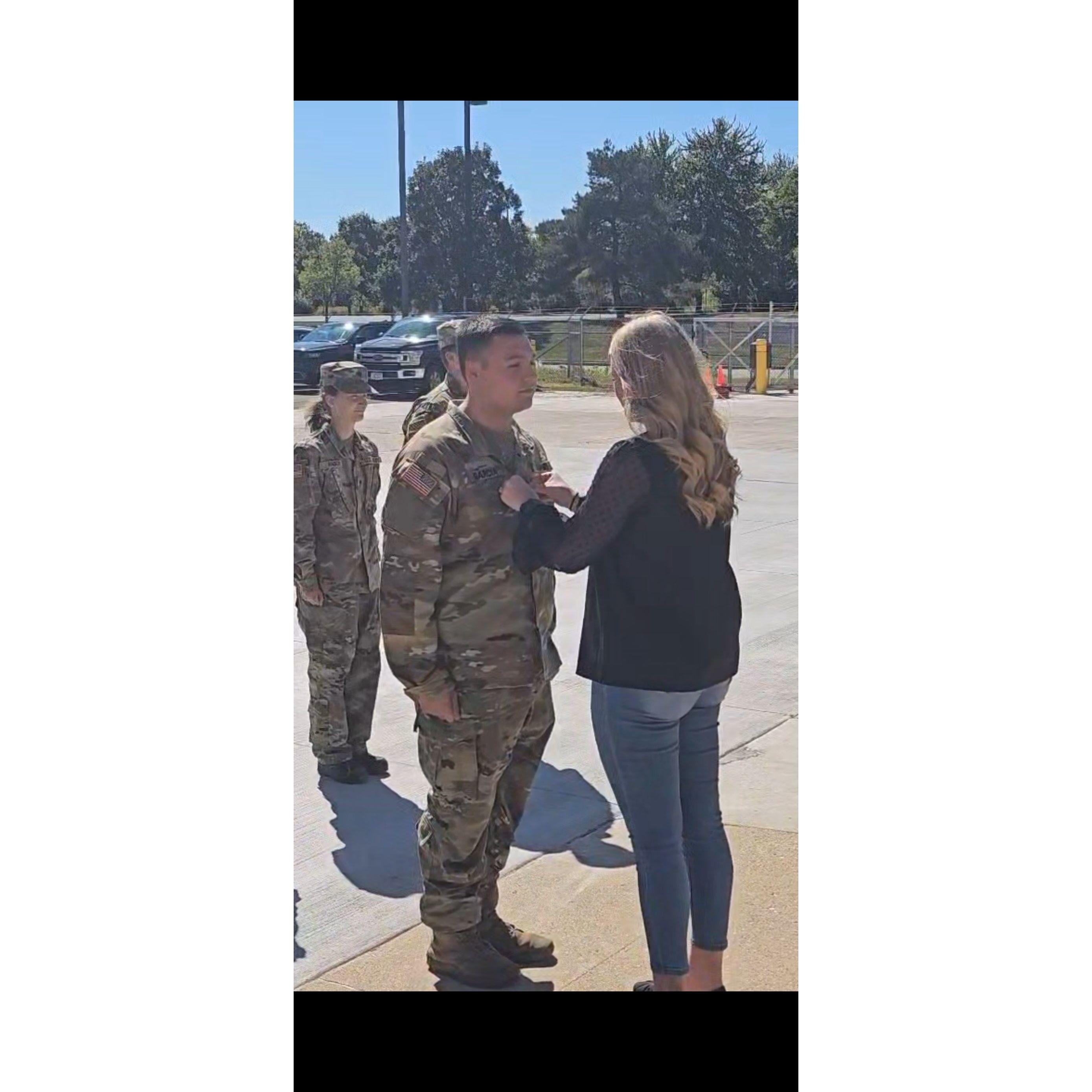 Pinning Nick to Sgt.