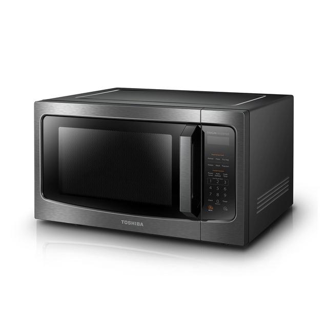 Toshiba 1.6-cu ft 1250-Watt Countertop Microwave Oven with Inverter Technology and Smart Sensor