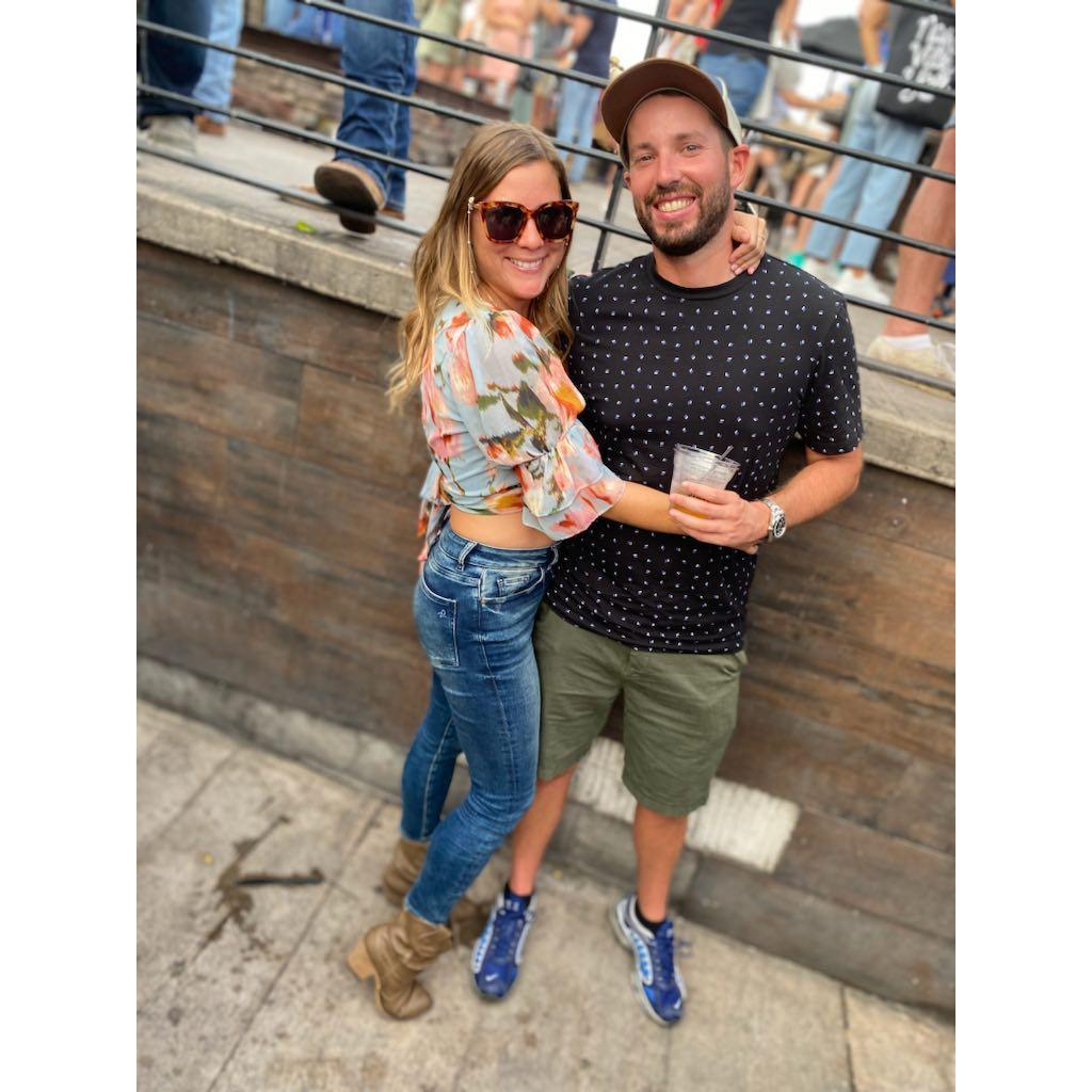 Fun fact: We both hate country music but LOVE Nashville, TN