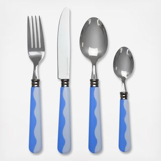 Palm Beach 16-Piece Wave Flatware Set