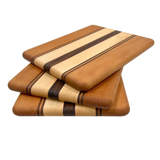 Handmade Cherry, Maple, Walnut Wood Cutting Board