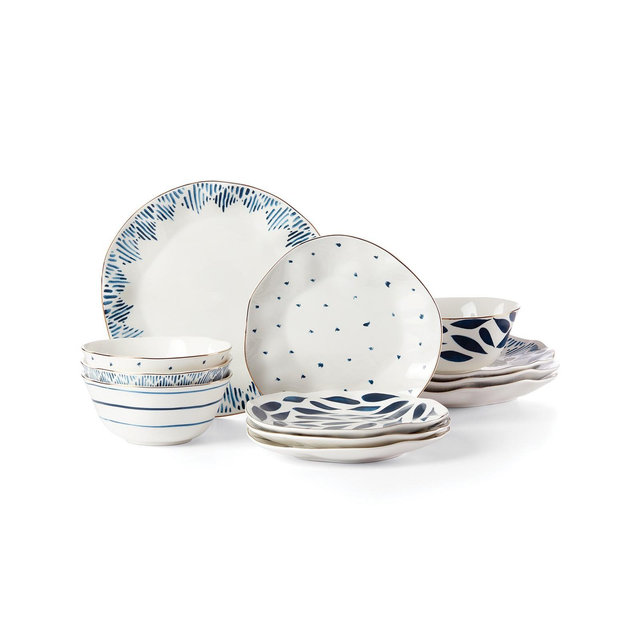 Lenox Blue Bay Dinnerware Set, 12 Piece