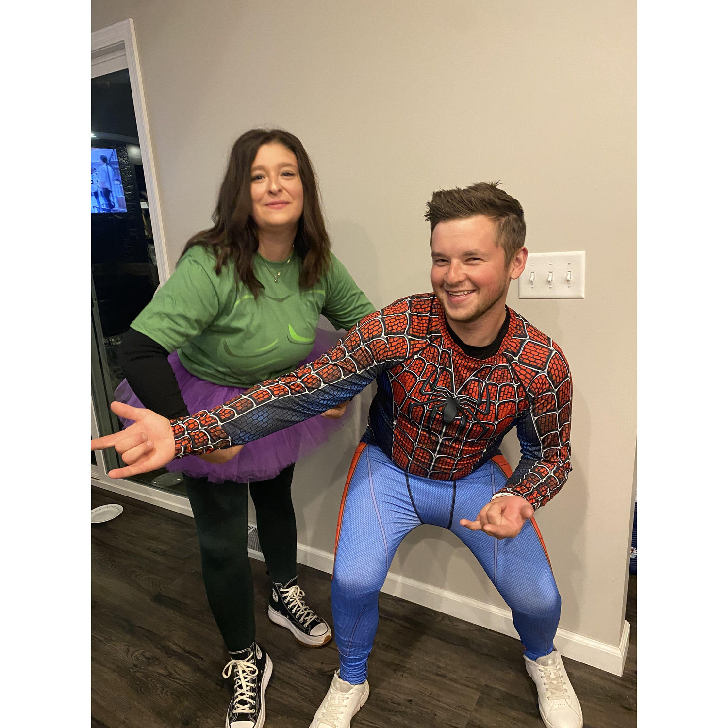 First Halloween! Theme Super Heros