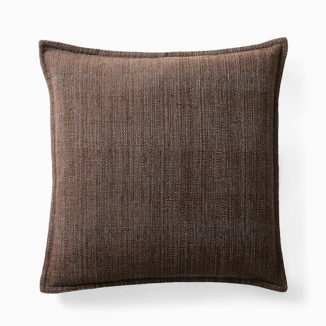 Channeled Weave Pillow Cover, 20x20, Cognac