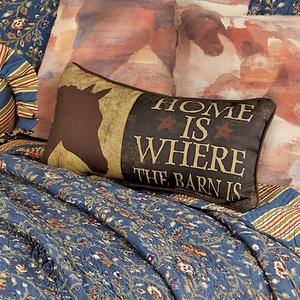 Home Is Where the Barn Is Pillow