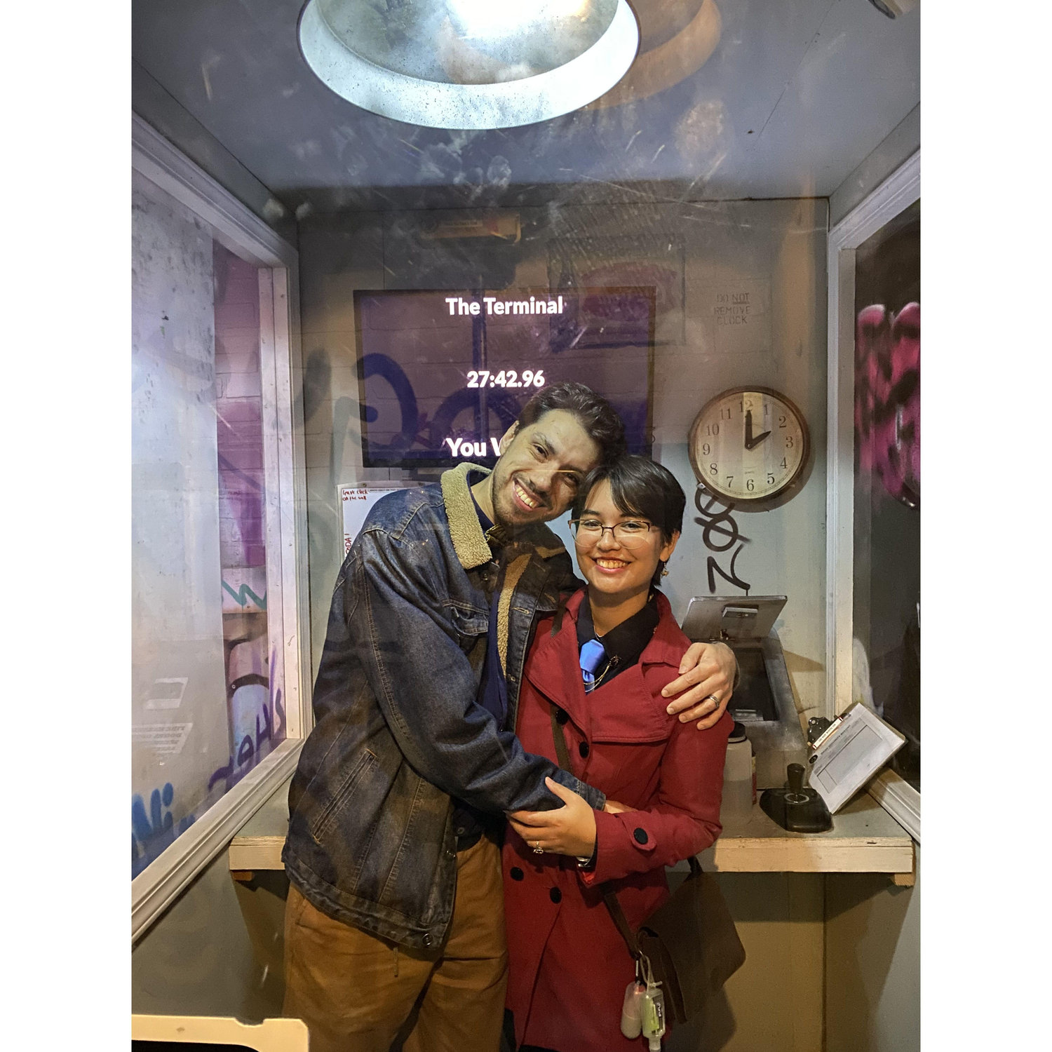 Escape rooms have been a regular feature of our dates.