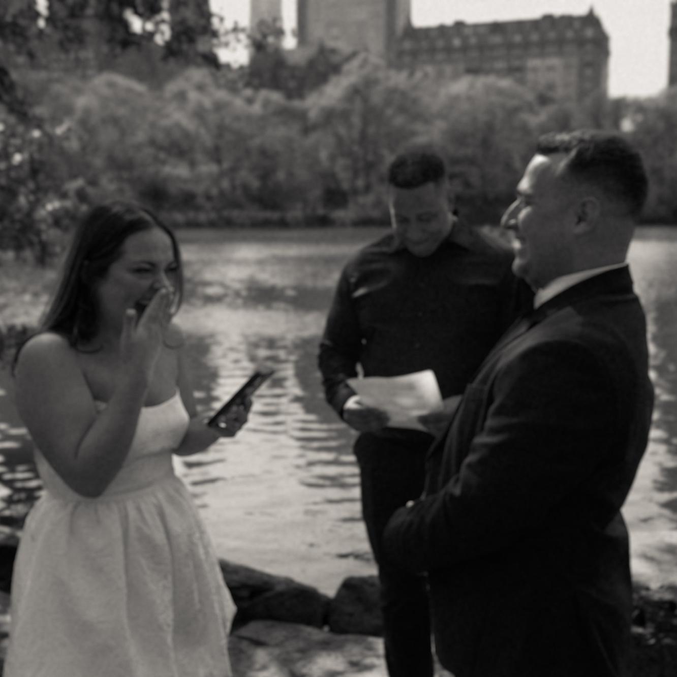 Jake recited his vows perfectly but Kayla couldn’t even get past the 2nd sentence without a few tears