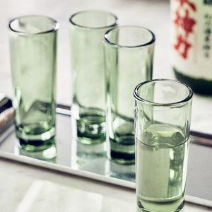 Morgan Shot Glasses, Set of 4 in Sage