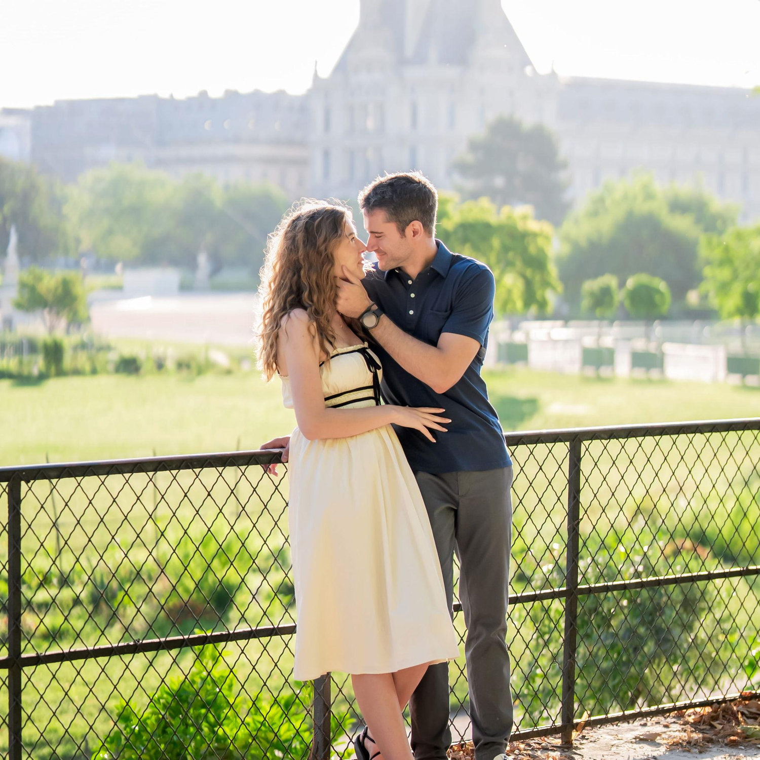 Engaged in Paris