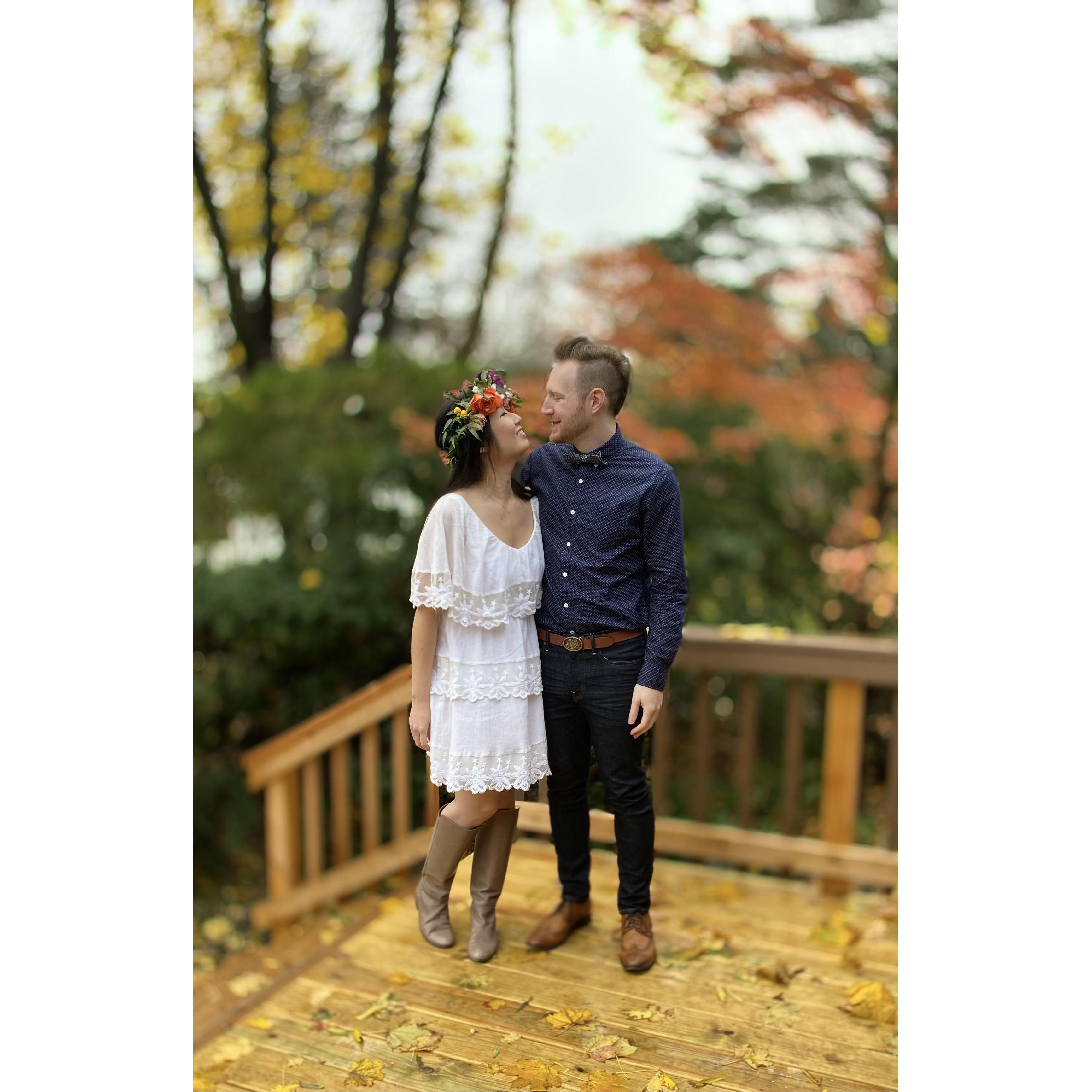 Backyard married - Thanksgiving day 2020