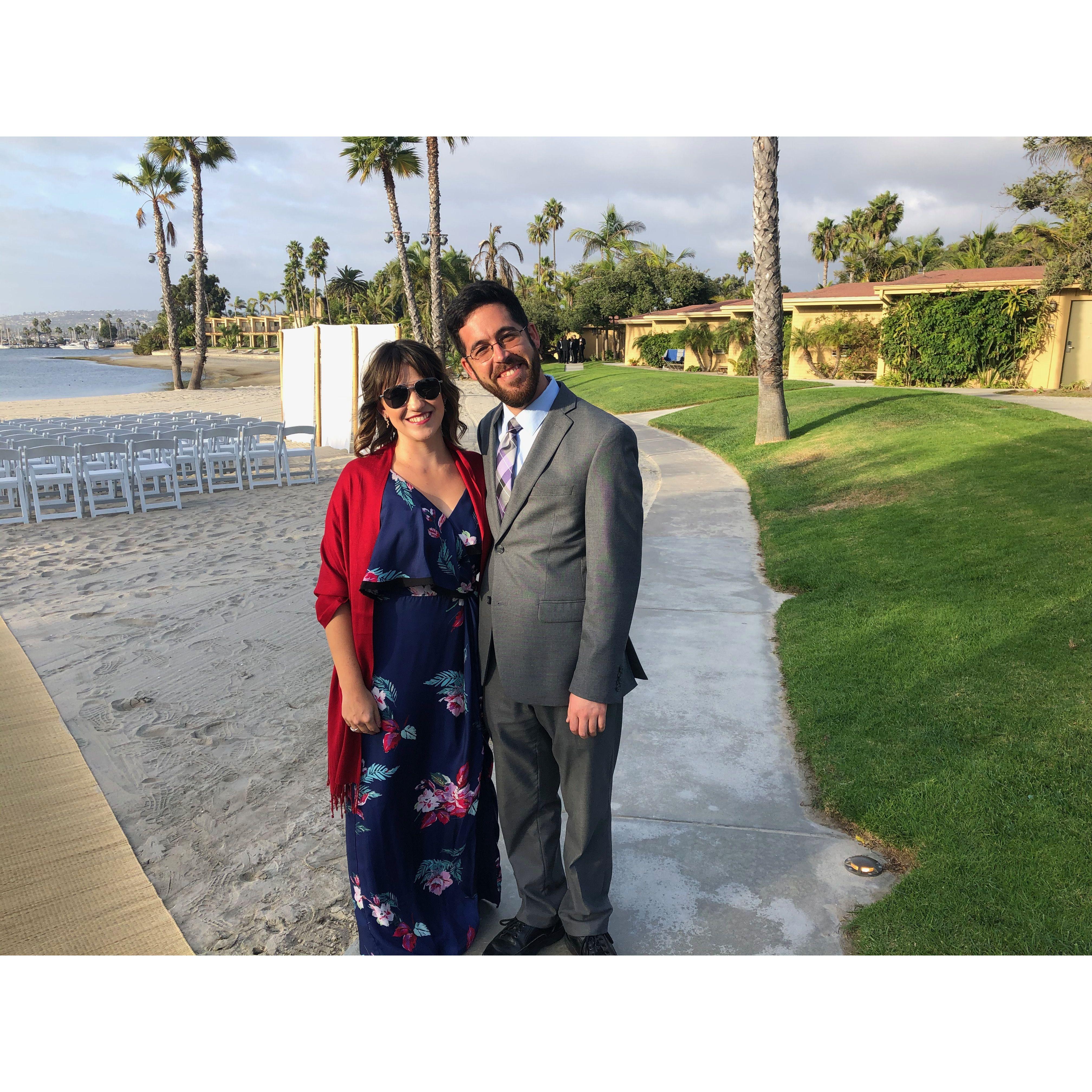Wedding #2 together to celebrate my cousin Chris & Amanda in beautiful San Diego, CA