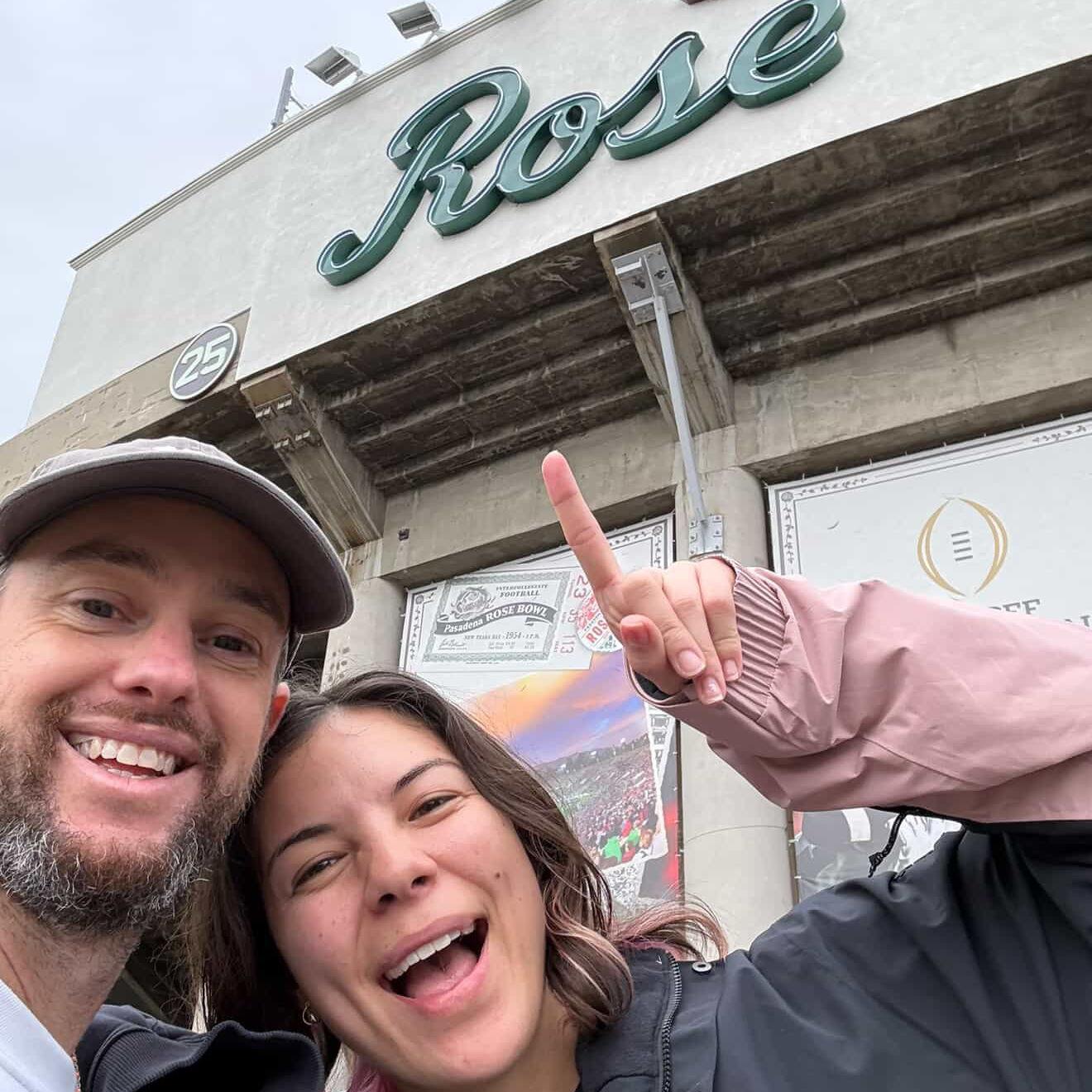 The Rose Bowl game... our new annual tradition!