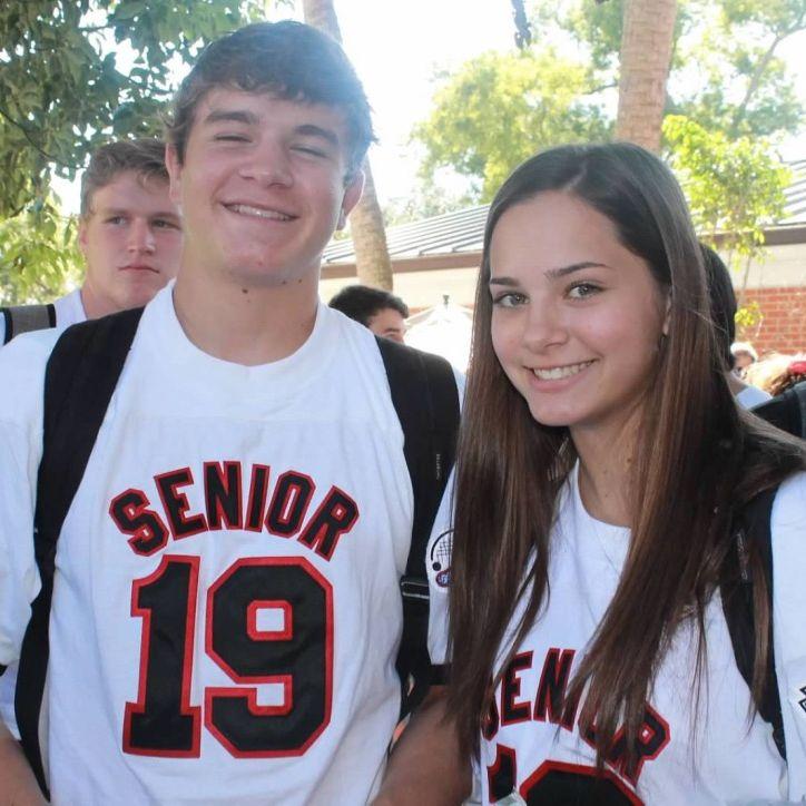 first day of senior year of high school