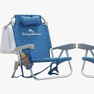 Tommy Bahama 2016 Backpack Cooler Chair with Storage Pouch and Towel Bar