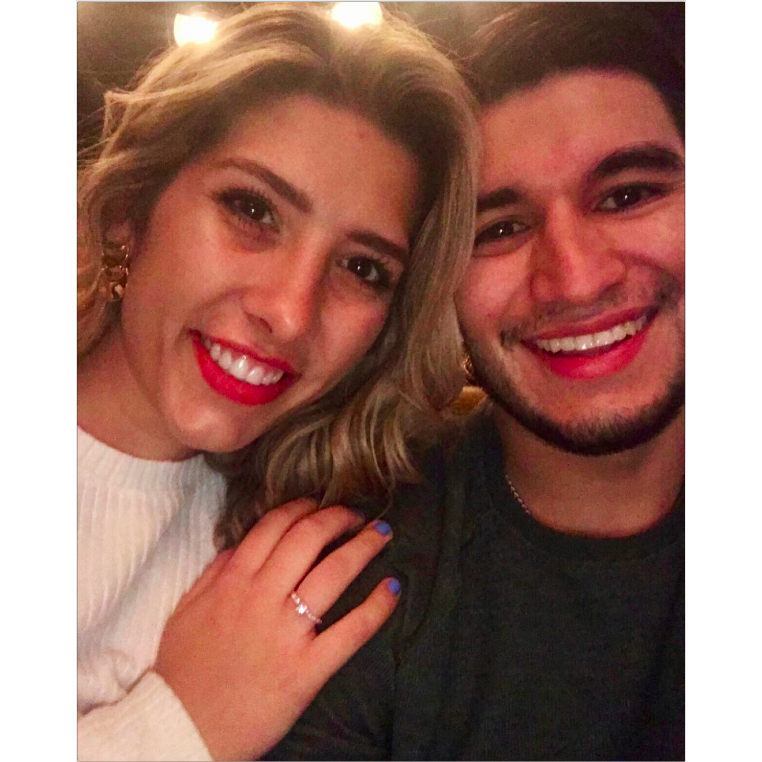 the morning after we got engaged