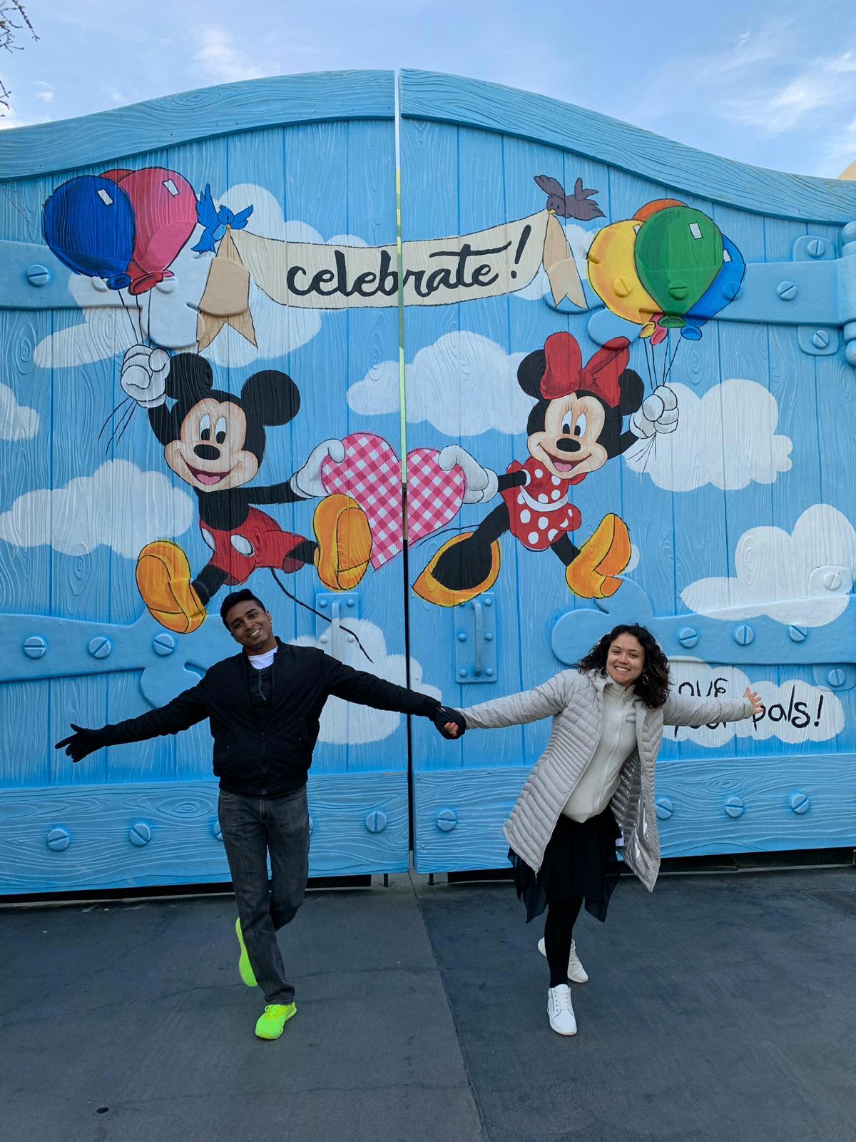 Disneyland. Yomi was so happy
