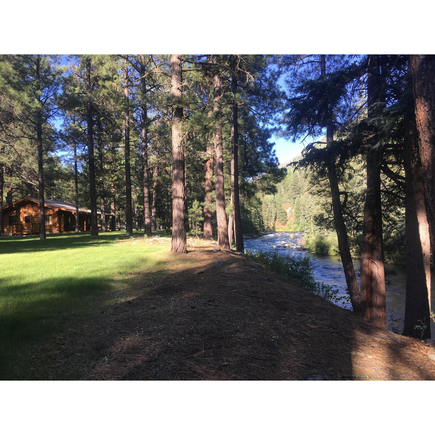 The wedding venue on the property