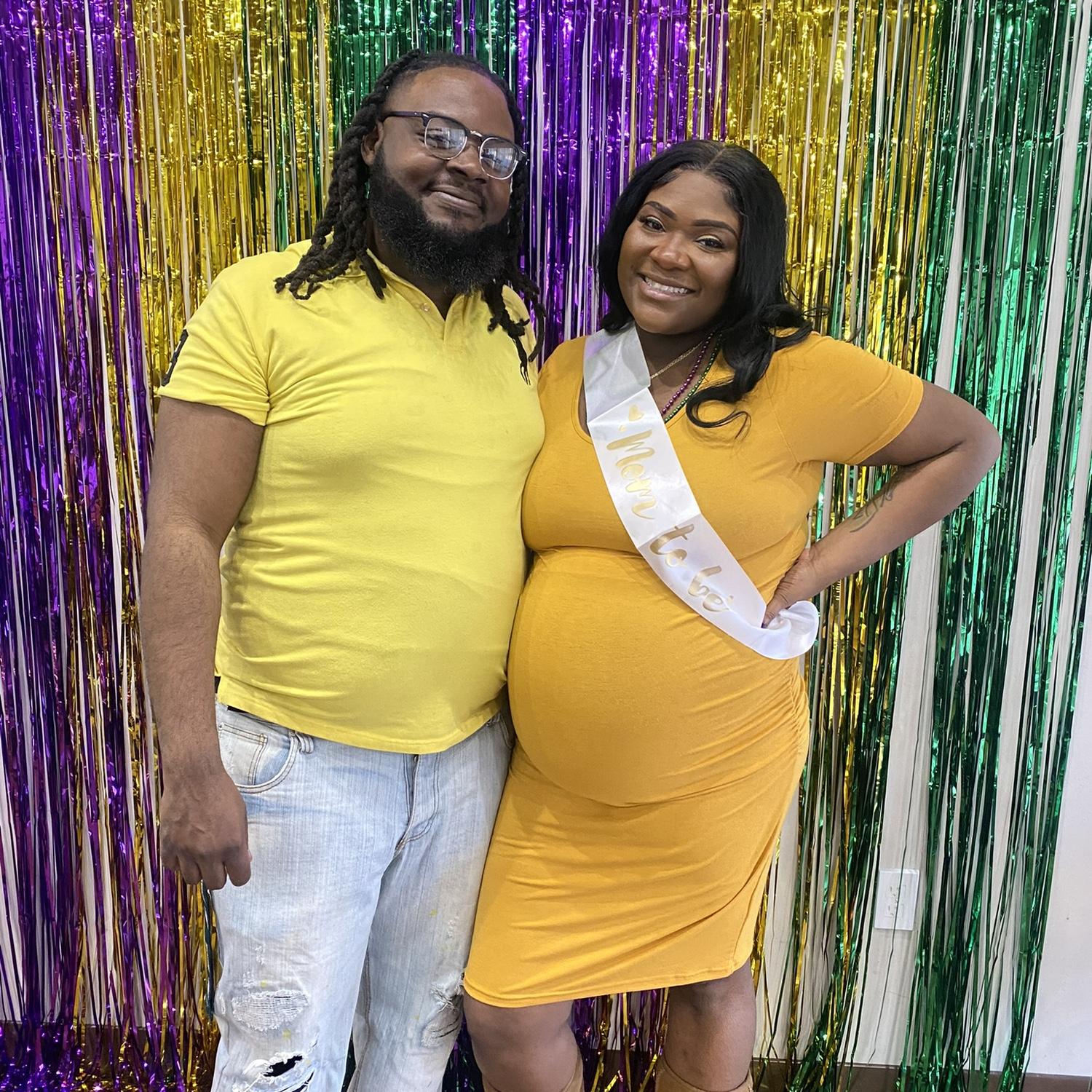 Our Mardi Gras Baby Shower