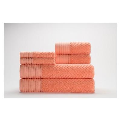 6pc Beacon Papaya Punch Bath Towels Sets - Caro Home