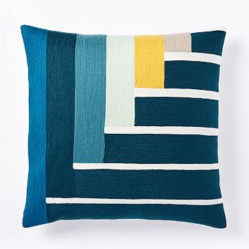 Margo Selby Linear Crewel Pillow Cover