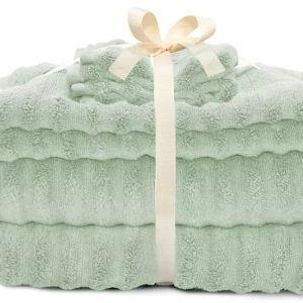 Sonoma Goods For Life 6-piece Quick Dry Bath Towel Set in Color Tea Green