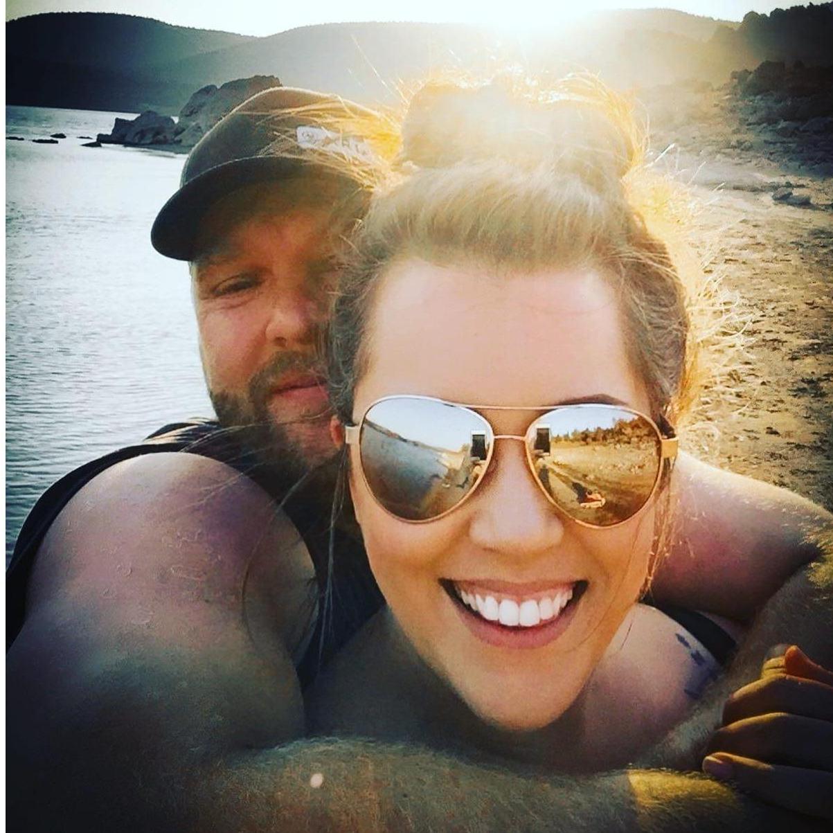 This is one of my favorite pics of Bo and I - This was a Thursday night after work in the middle of the hottest summer and we just drove to the reservoir for an evening swim, just us two.