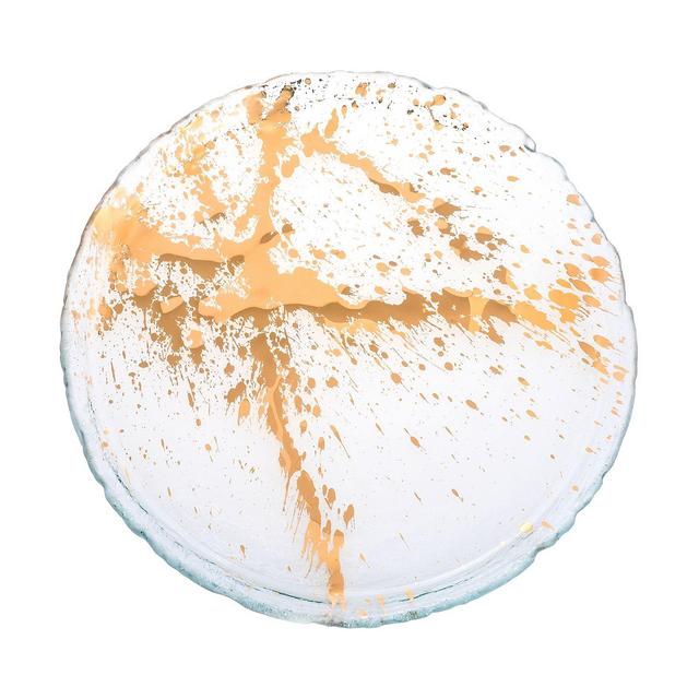 Annieglass Jaxson 24K Gold Medium Plate