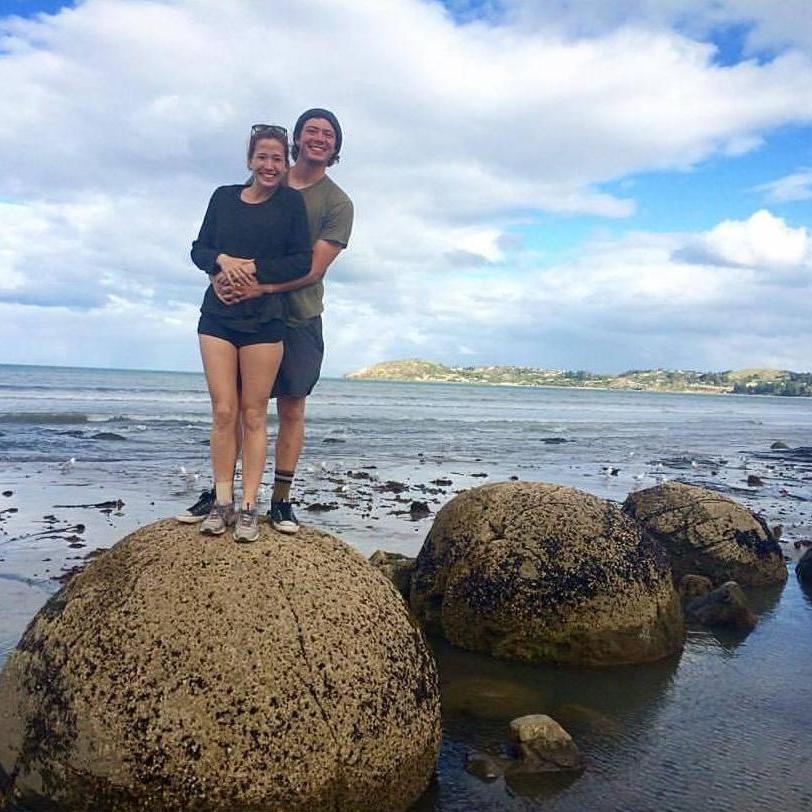 Moraki Boulders on the South Island of New Zealand