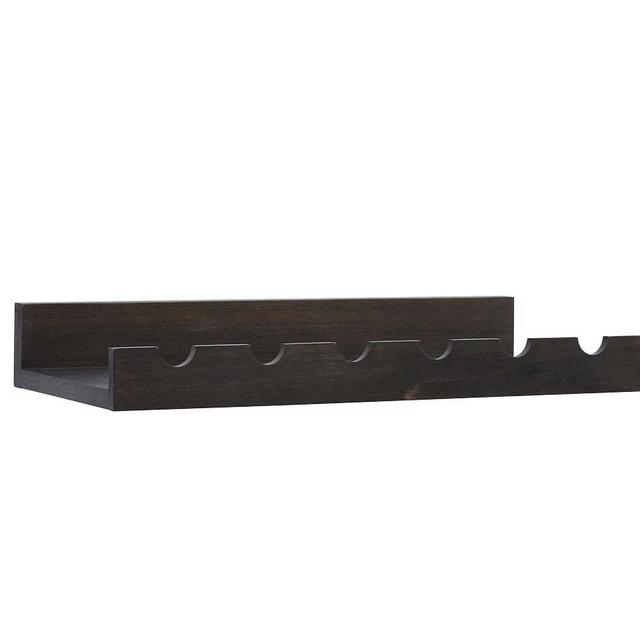 Holman Entertaining Shelf, Wine Bottle Shelf, Charcoal