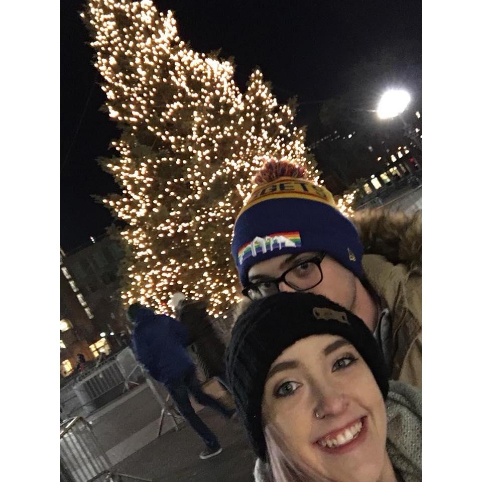 One year anniversary in New York City! Washington Square Park 2017