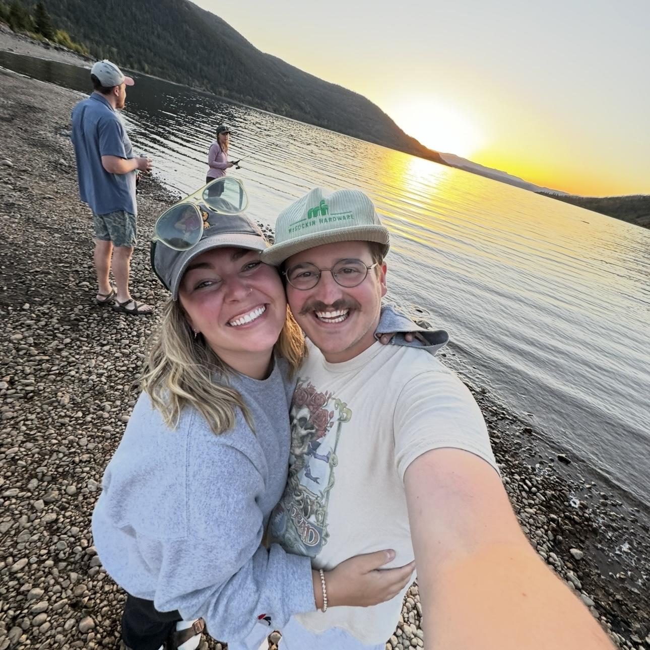 Camping at Arapahoe Bay Campground.