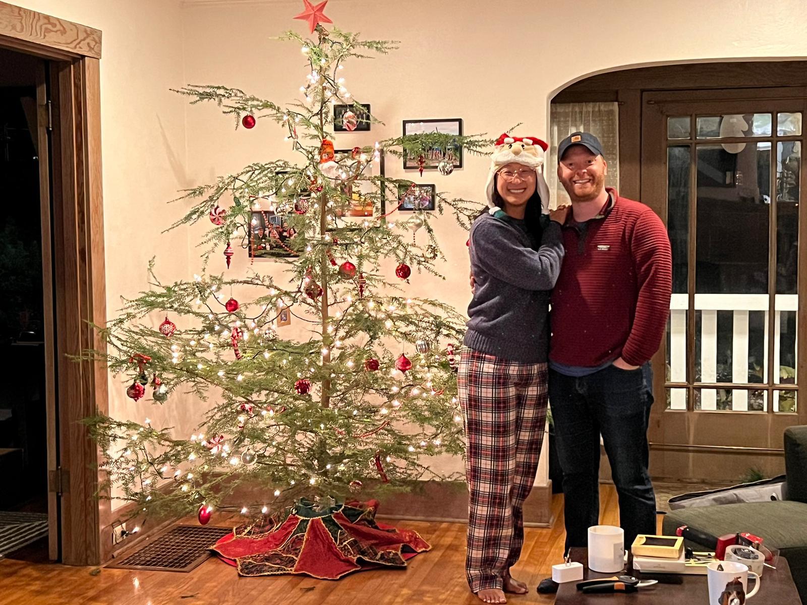 Seattle tradition: cutting down a Charlie Brown tree from Snoqualmie National Forest (with a permit of course)