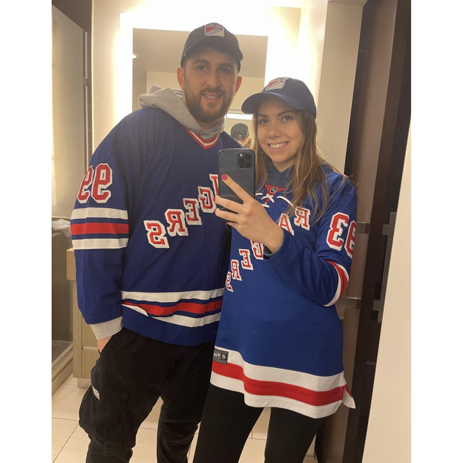Ready for a New York Rangers game!