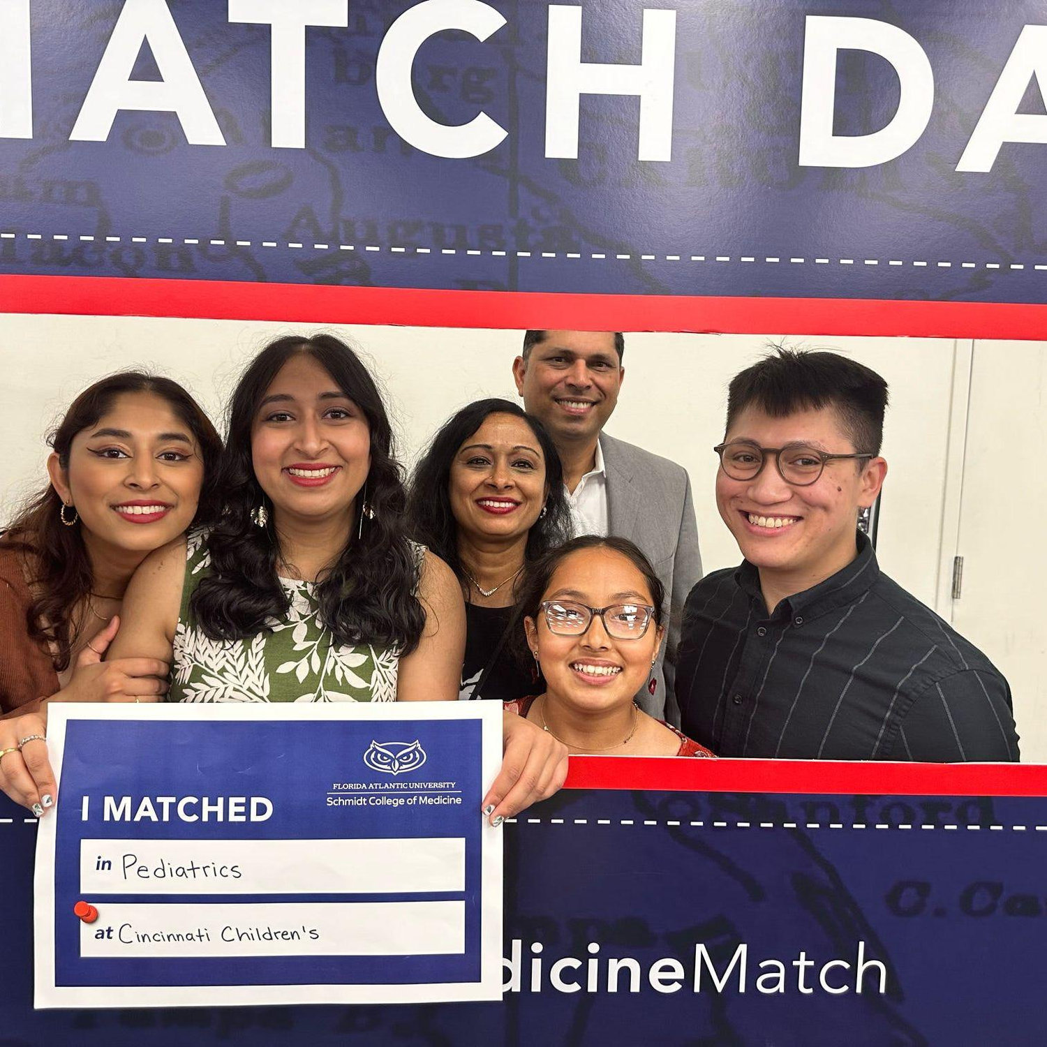 This was the day Sarvika matched at Cincinnati Children's Hospital!