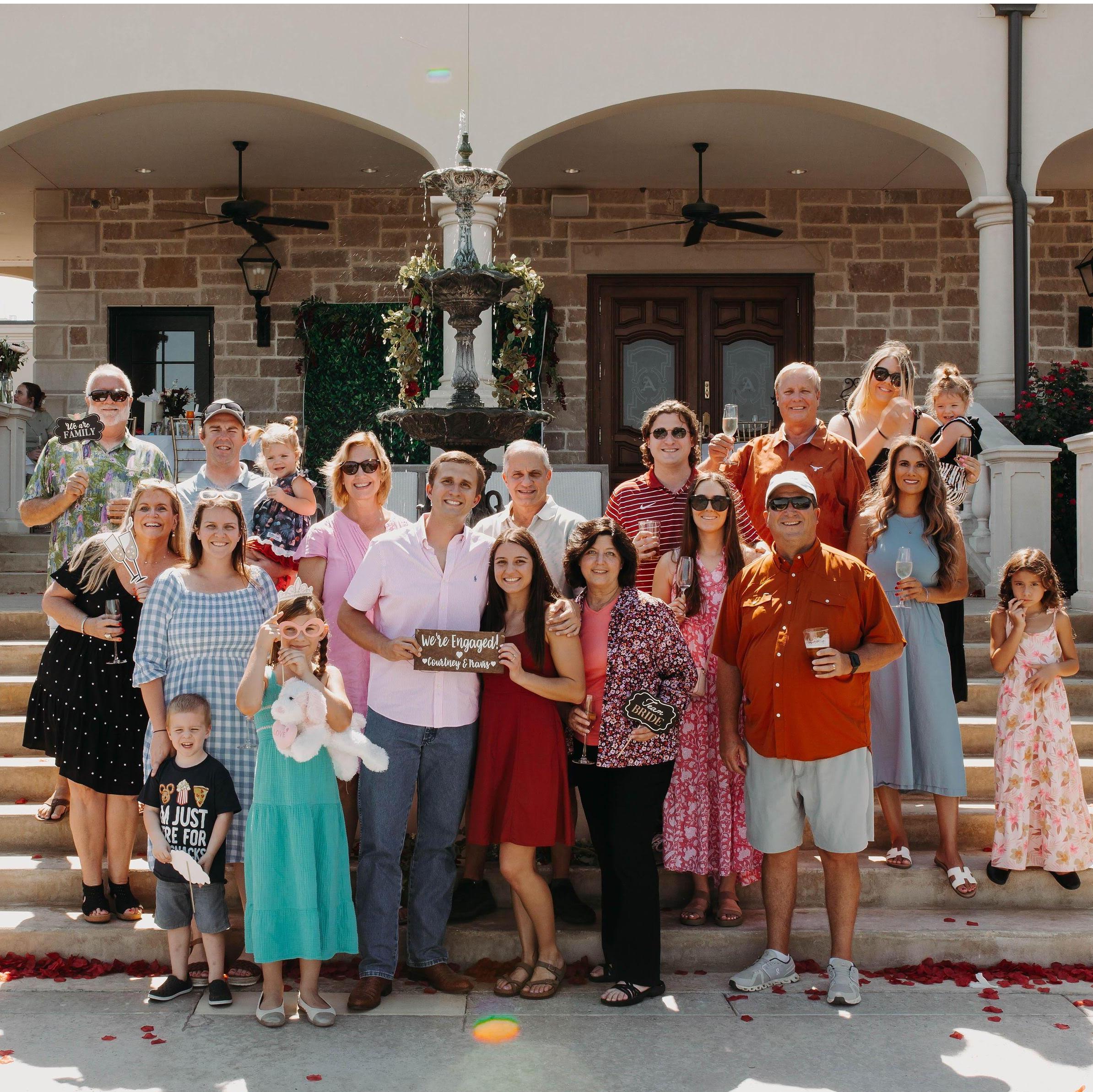 September 23, 2023 - Family and friends came to celebrate our engagement. It was the most special day!